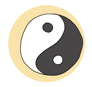 Das Symbol Yin und Yang